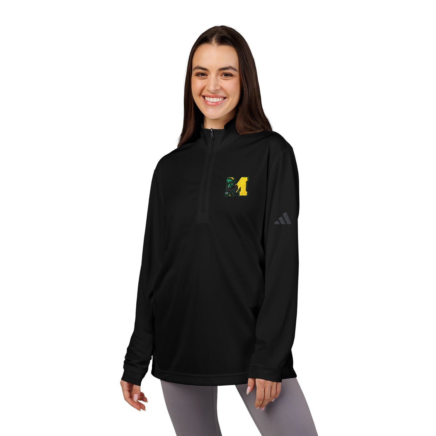 Bearcats Premium Adidas® Embroidered Quarter-Zip Pullover