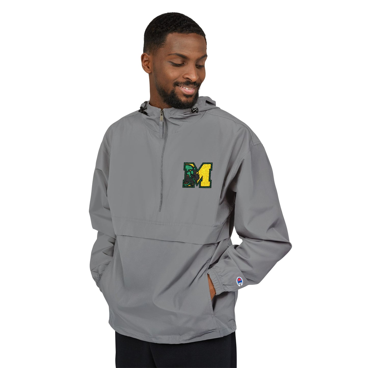 Moody Bearcats Premium Champion Packable Anorak Jacket – Water-Resistant Windbreaker with Hood