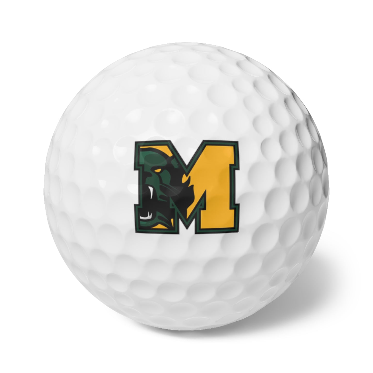 Bearcat Golf Balls 6pk- Perfect for Gifts, Sports Lovers, Golf Enthusiasts, Birthday & Holiday Celebrations, Customized Fun!