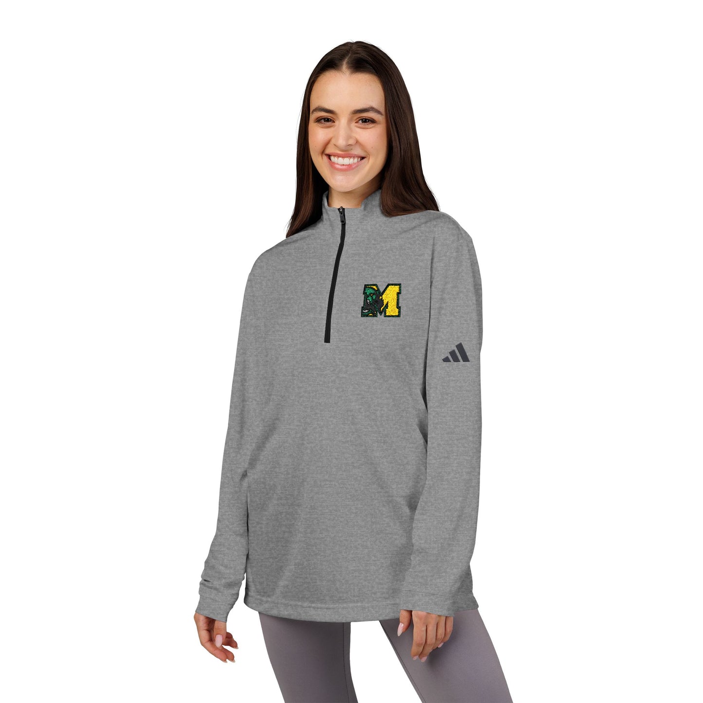 Bearcats Premium Adidas® Embroidered Quarter-Zip Pullover