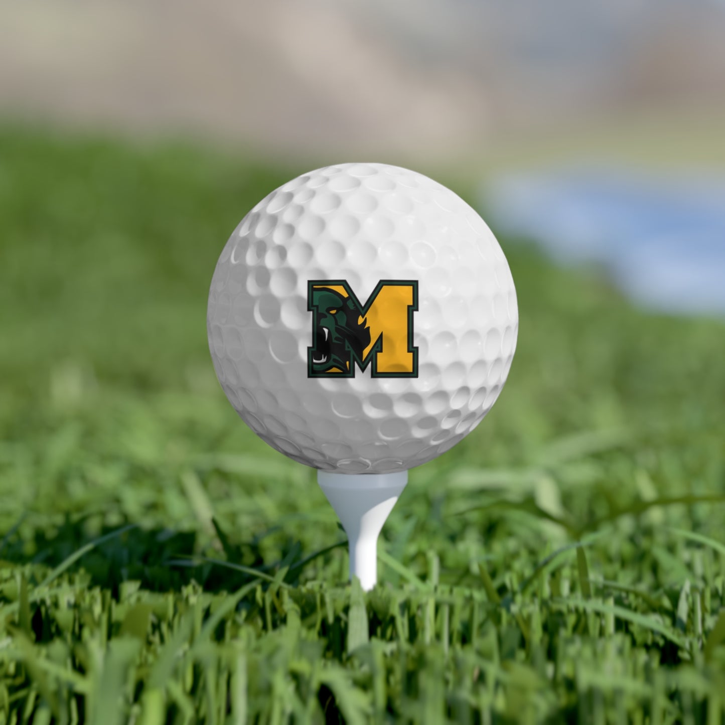 Bearcat Golf Balls 6pk- Perfect for Gifts, Sports Lovers, Golf Enthusiasts, Birthday & Holiday Celebrations, Customized Fun!