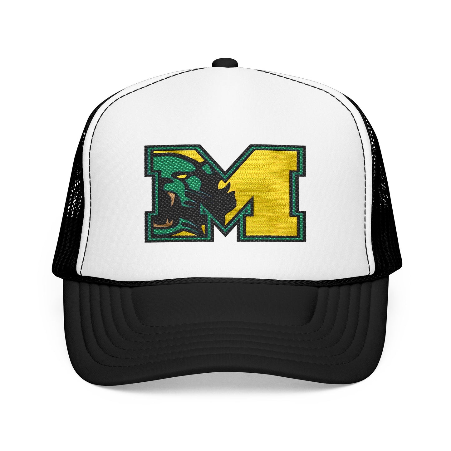 Embroidered Foam Trucker Hat – Moody “M” Logo