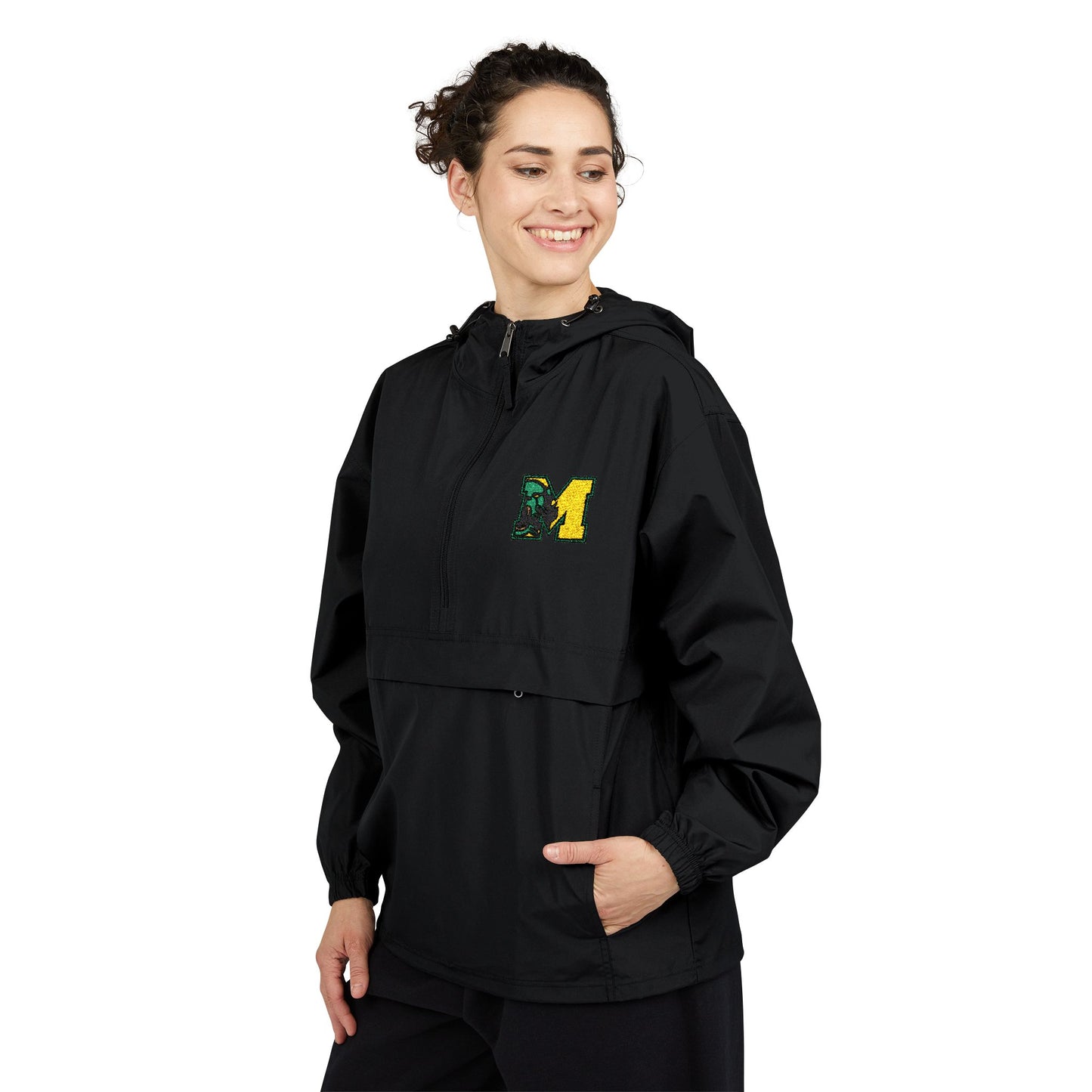 Moody Bearcats Premium Champion Packable Anorak Jacket – Water-Resistant Windbreaker with Hood