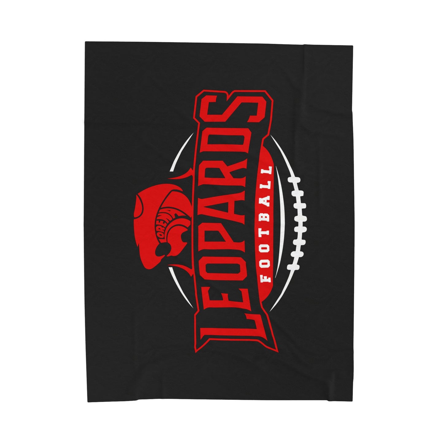 Lorena Leopards Football Velveteen Plush Blanket – Soft, Cozy & Luxurious