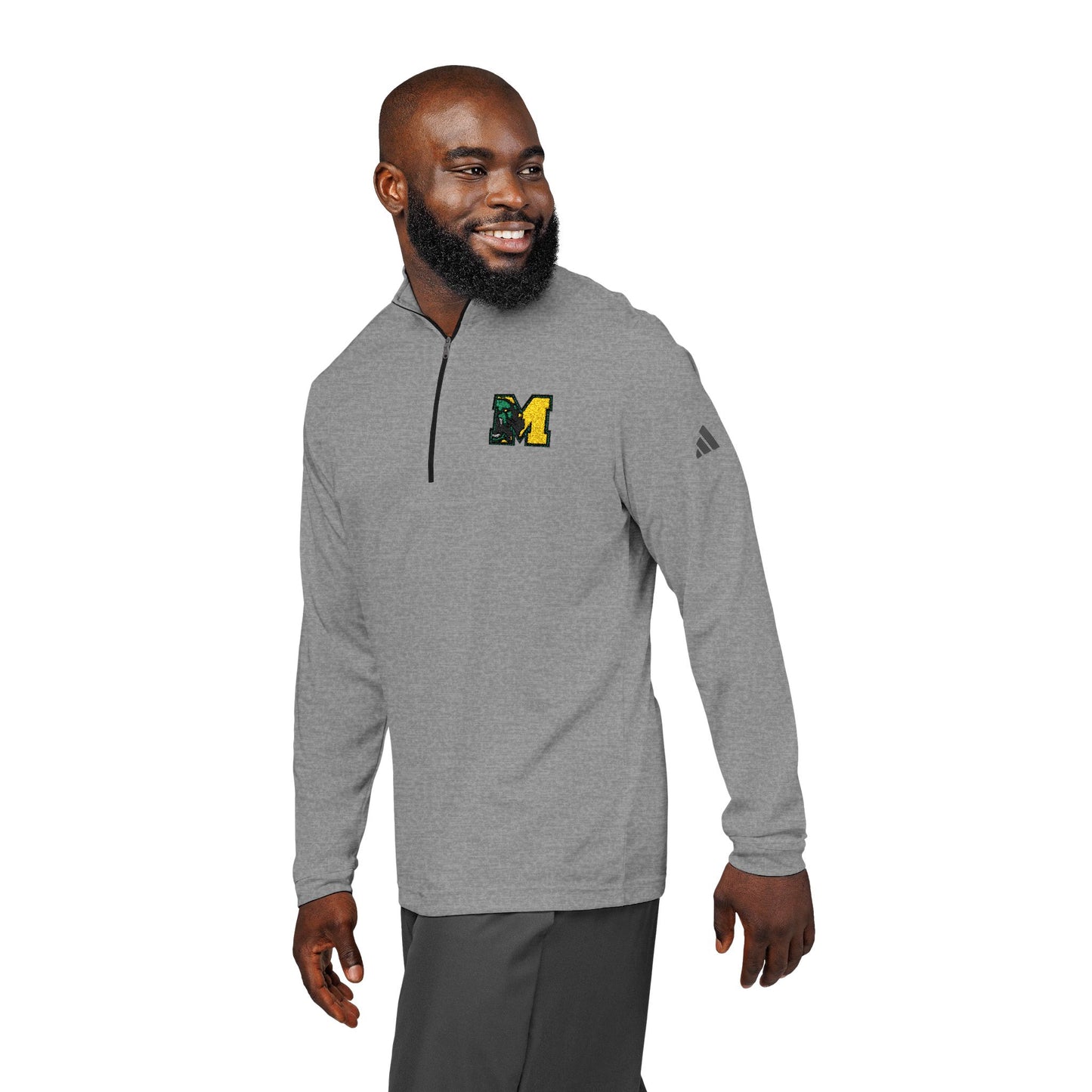Bearcats Premium Adidas® Embroidered Quarter-Zip Pullover