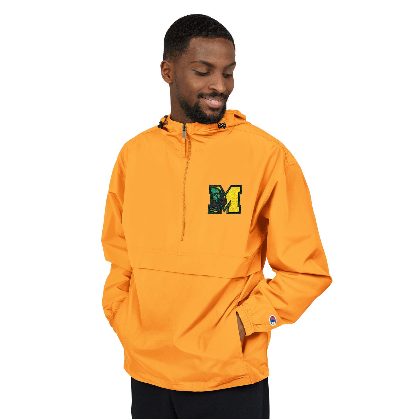 Moody Bearcats Premium Champion Packable Anorak Jacket – Water-Resistant Windbreaker with Hood