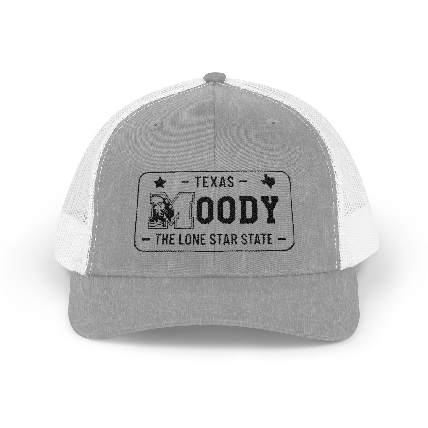 Moody, Texas License Plate Cap –Snapback Trucker Hat