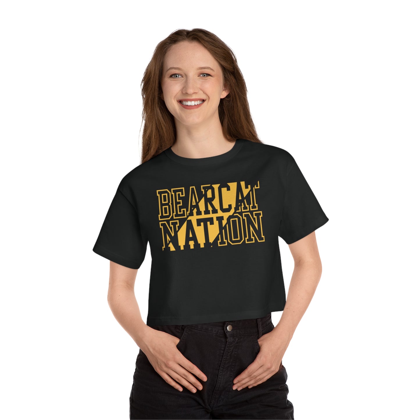 Champion Bearcat Nation Cropped T-Shirt