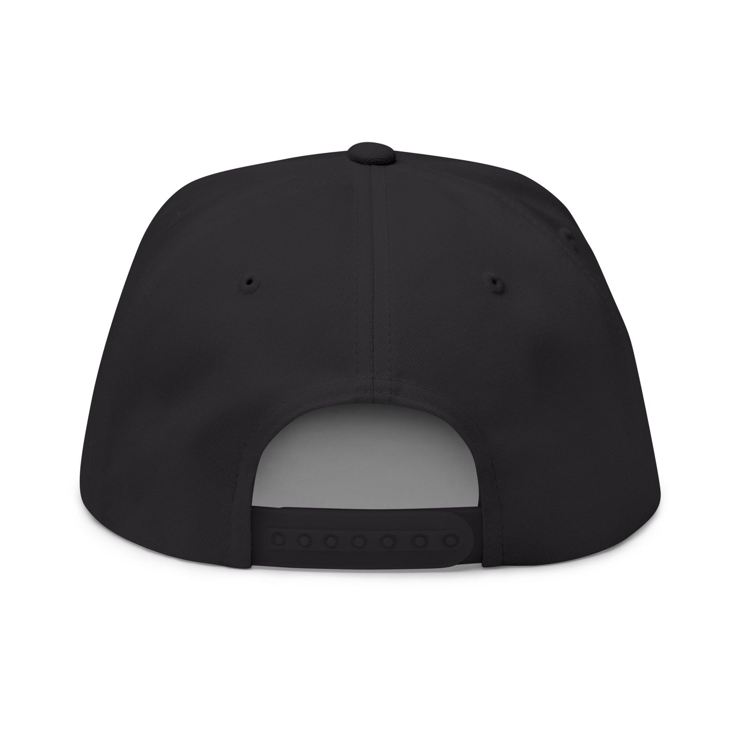 Embroidered Flatbill Snapback Hat