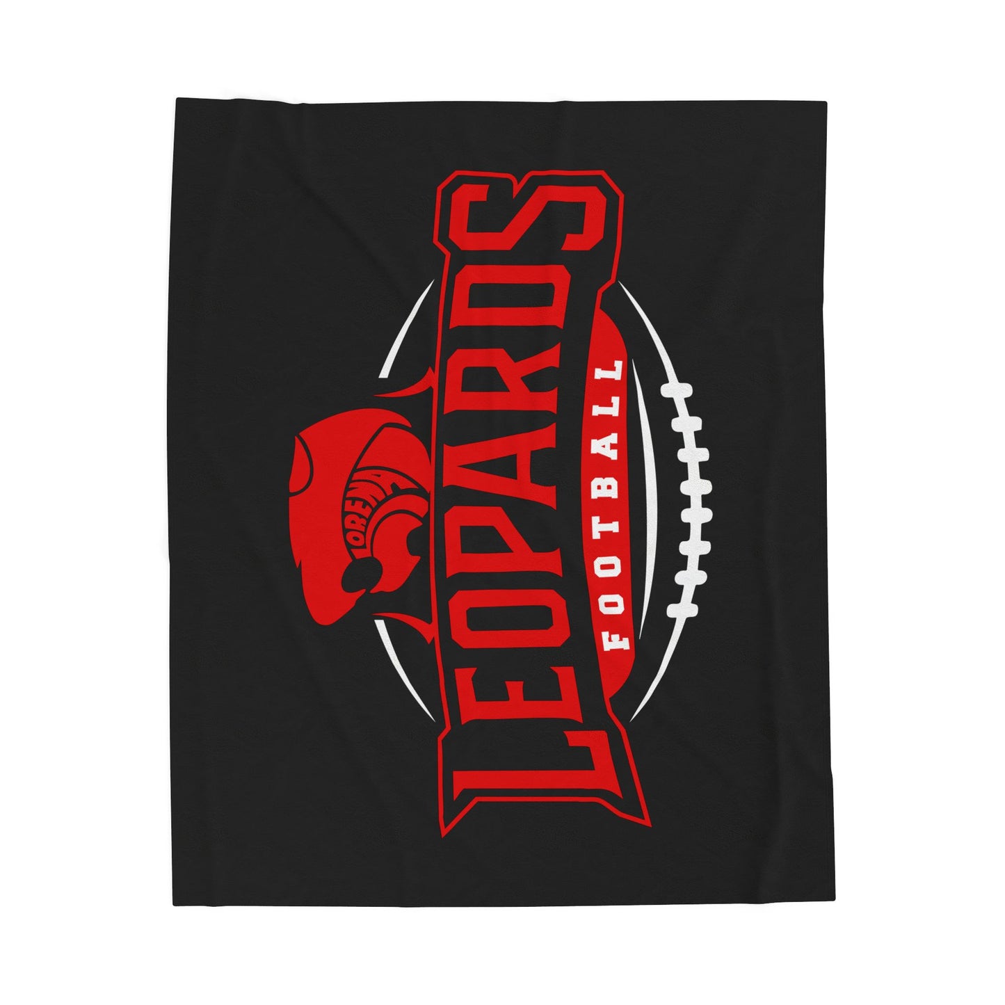 Lorena Leopards Football Velveteen Plush Blanket – Soft, Cozy & Luxurious