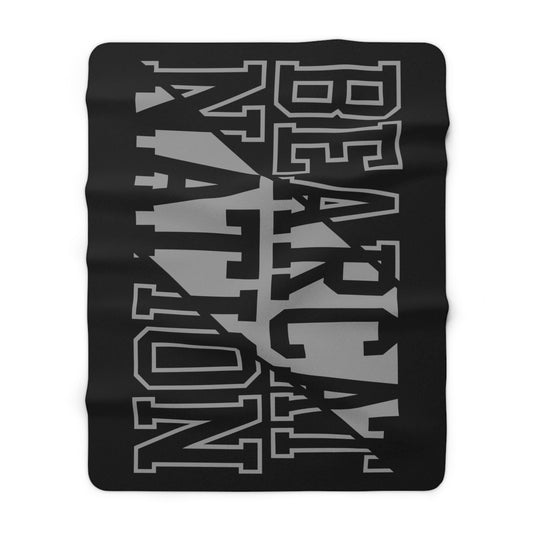 Bearcat Nation Fleece Blanket –Cozy Sherpa  Soft Throw 60x80