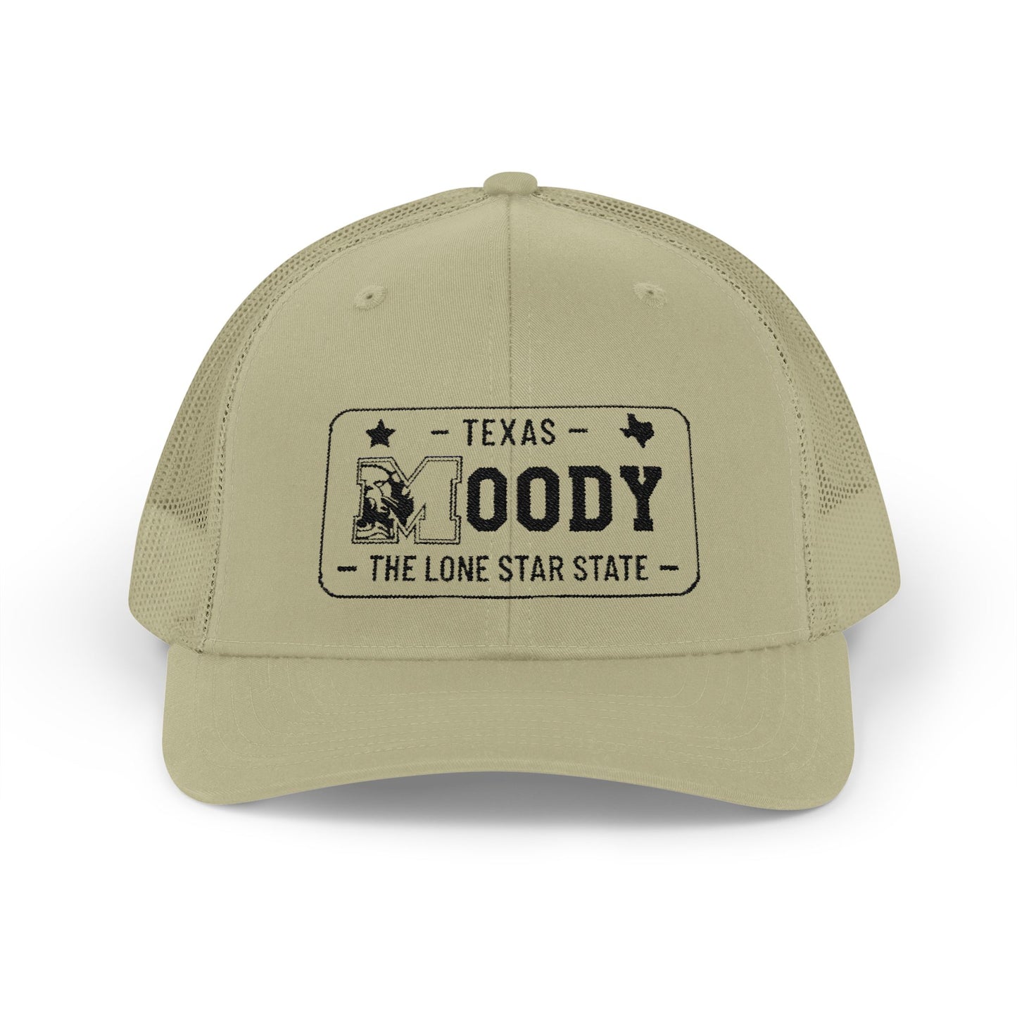 Moody, Texas License Plate Cap –Snapback Trucker Hat