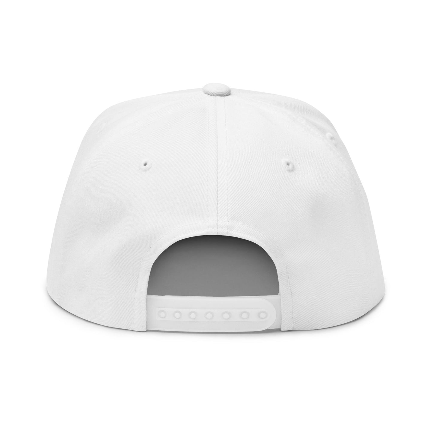 Embroidered Flatbill Snapback Hat