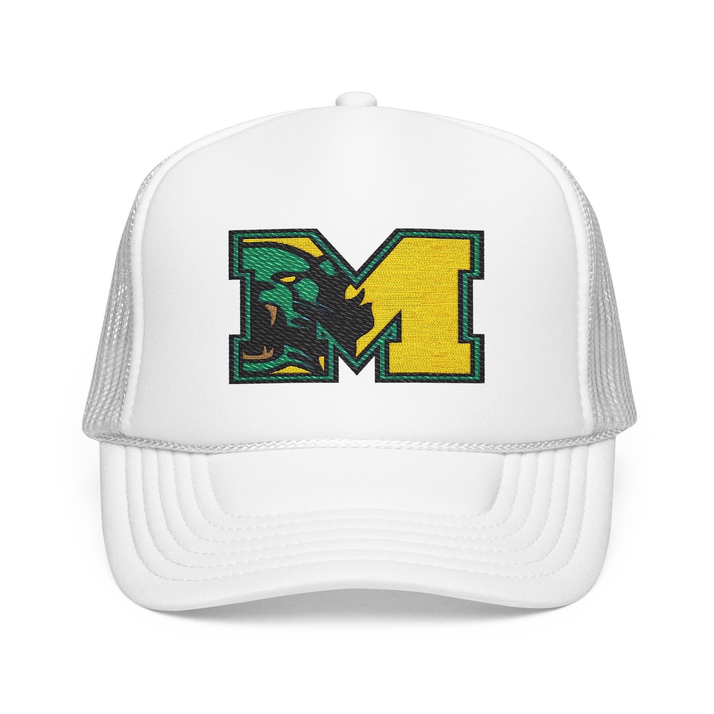 Embroidered Foam Trucker Hat – Moody “M” Logo