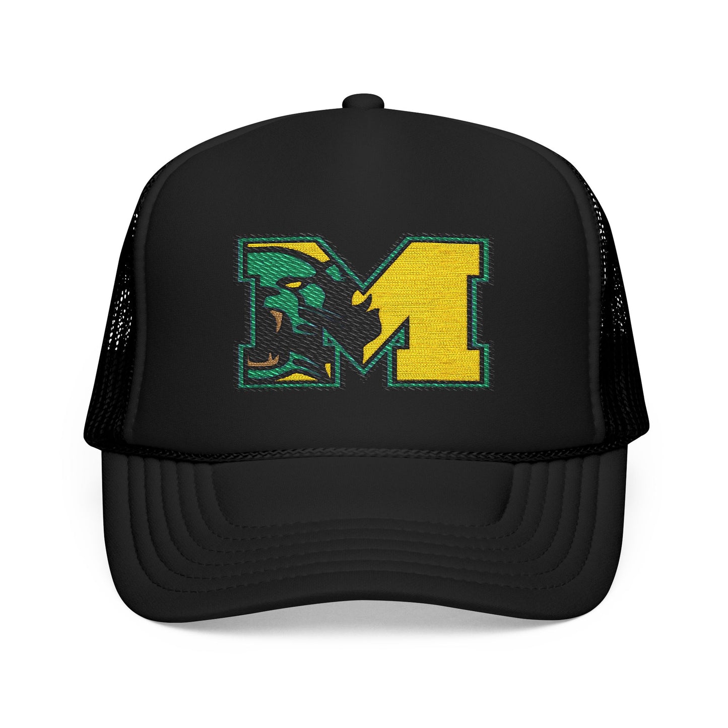 Embroidered Foam Trucker Hat – Moody “M” Logo