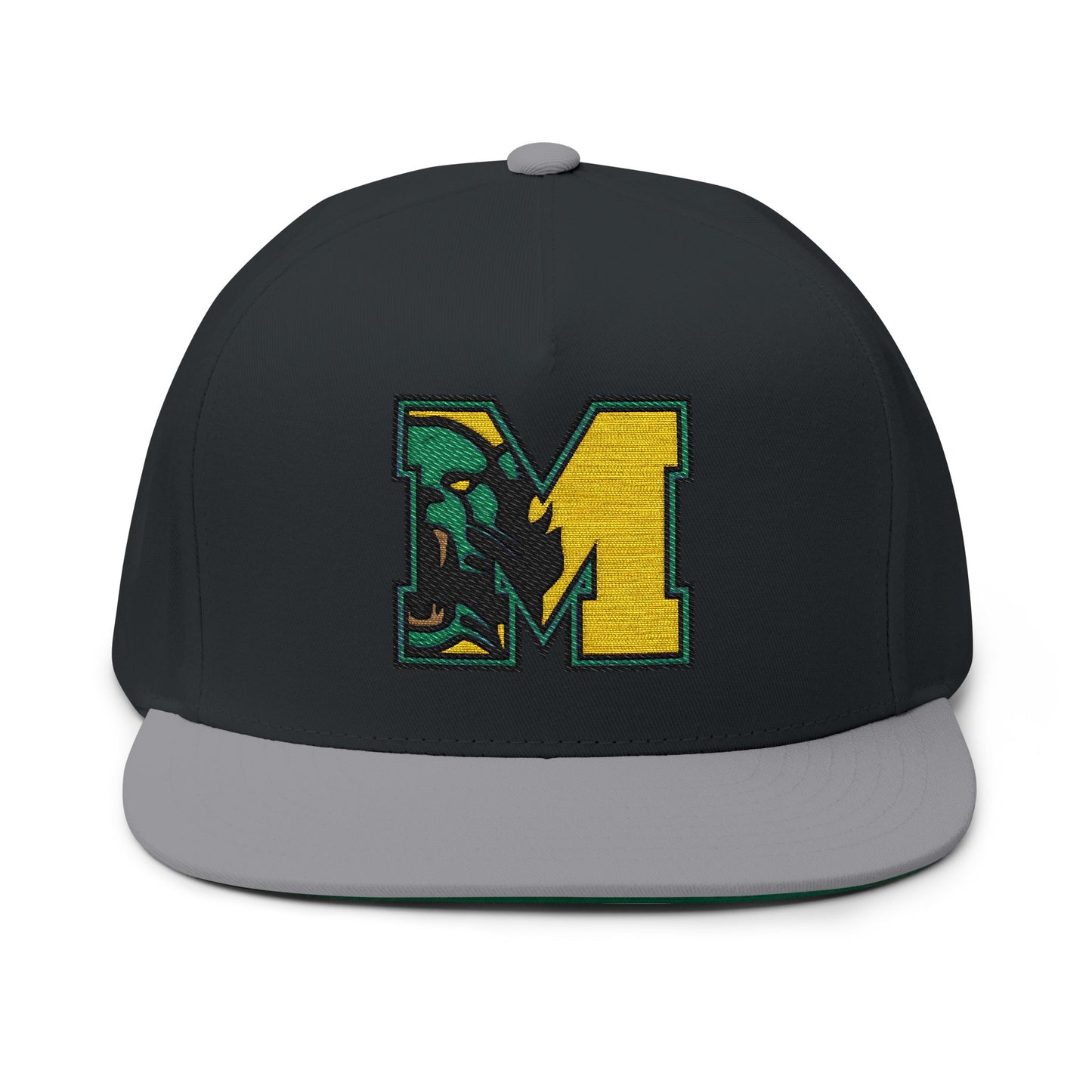 Embroidered Flatbill Snapback Hat