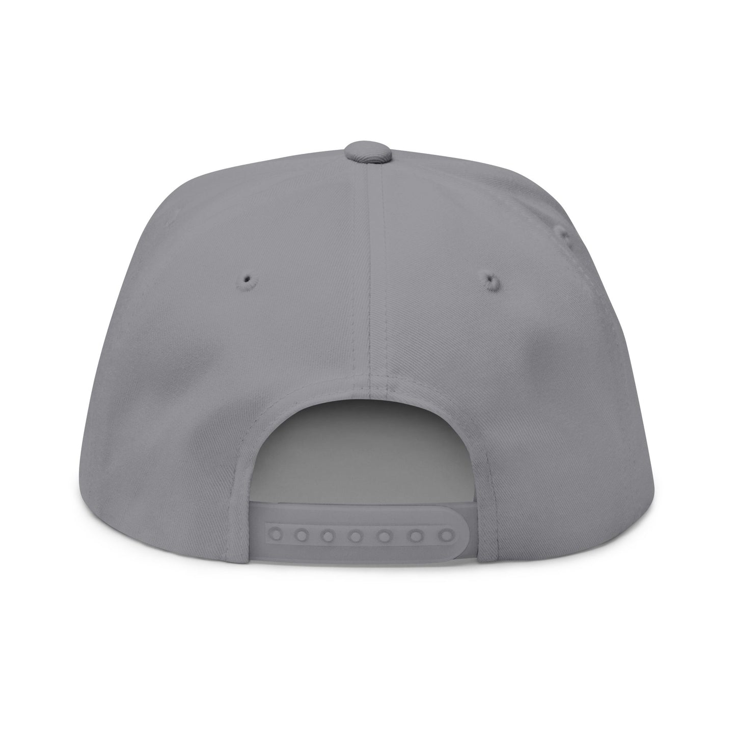 Embroidered Flatbill Snapback Hat
