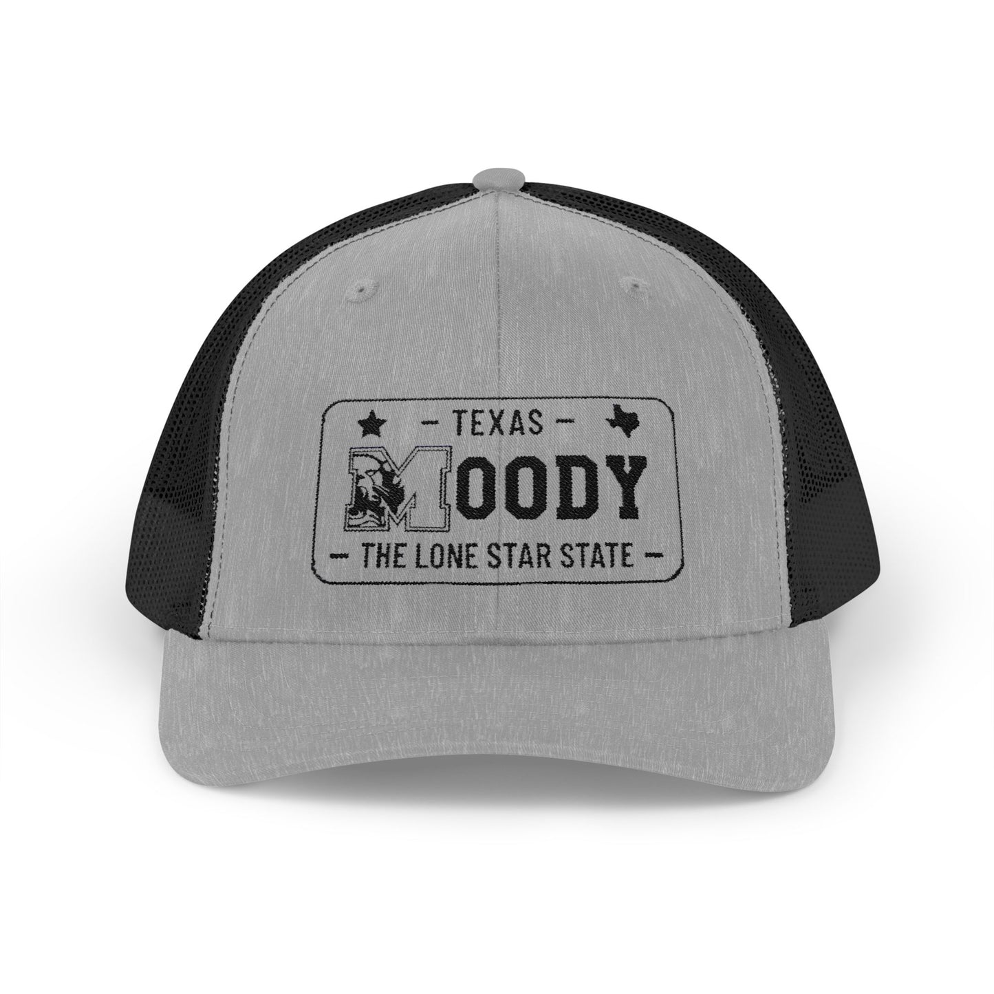 Moody, Texas License Plate Cap –Snapback Trucker Hat