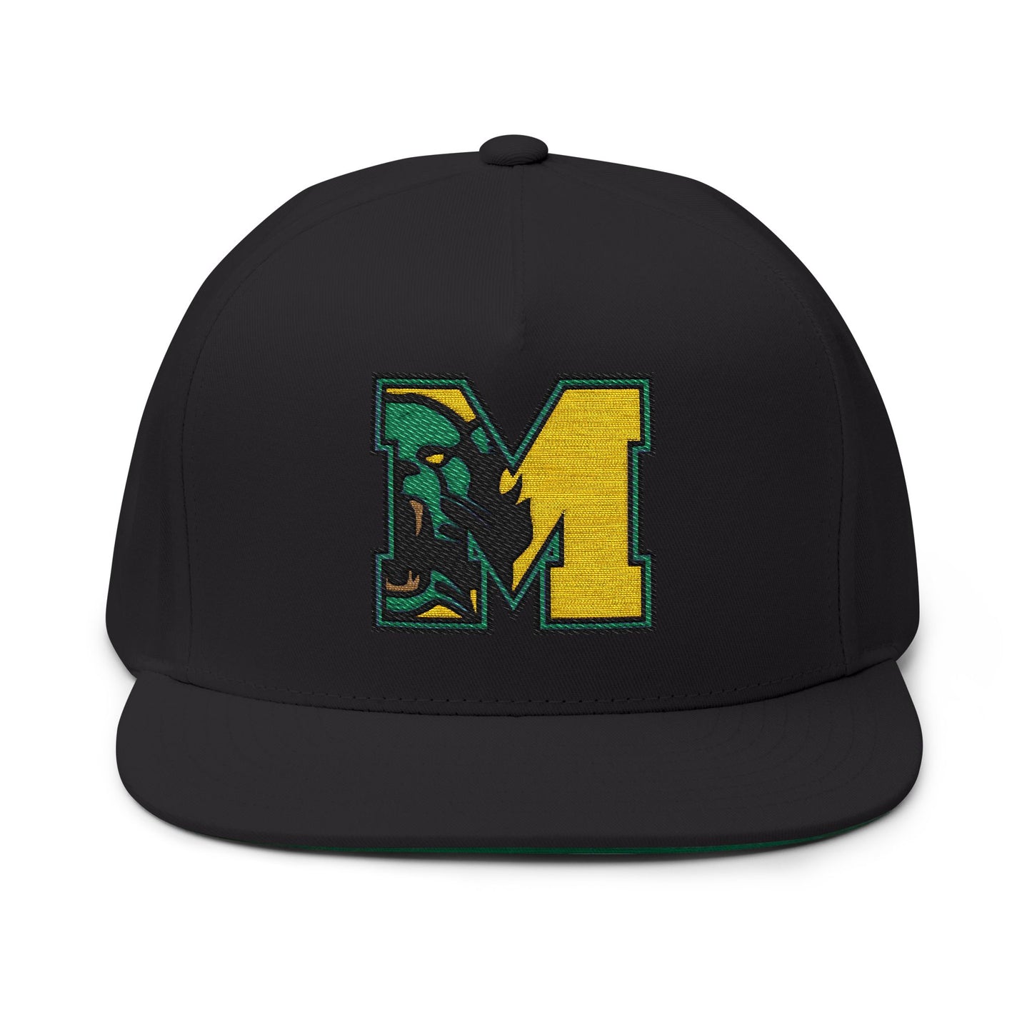 Embroidered Flatbill Snapback Hat